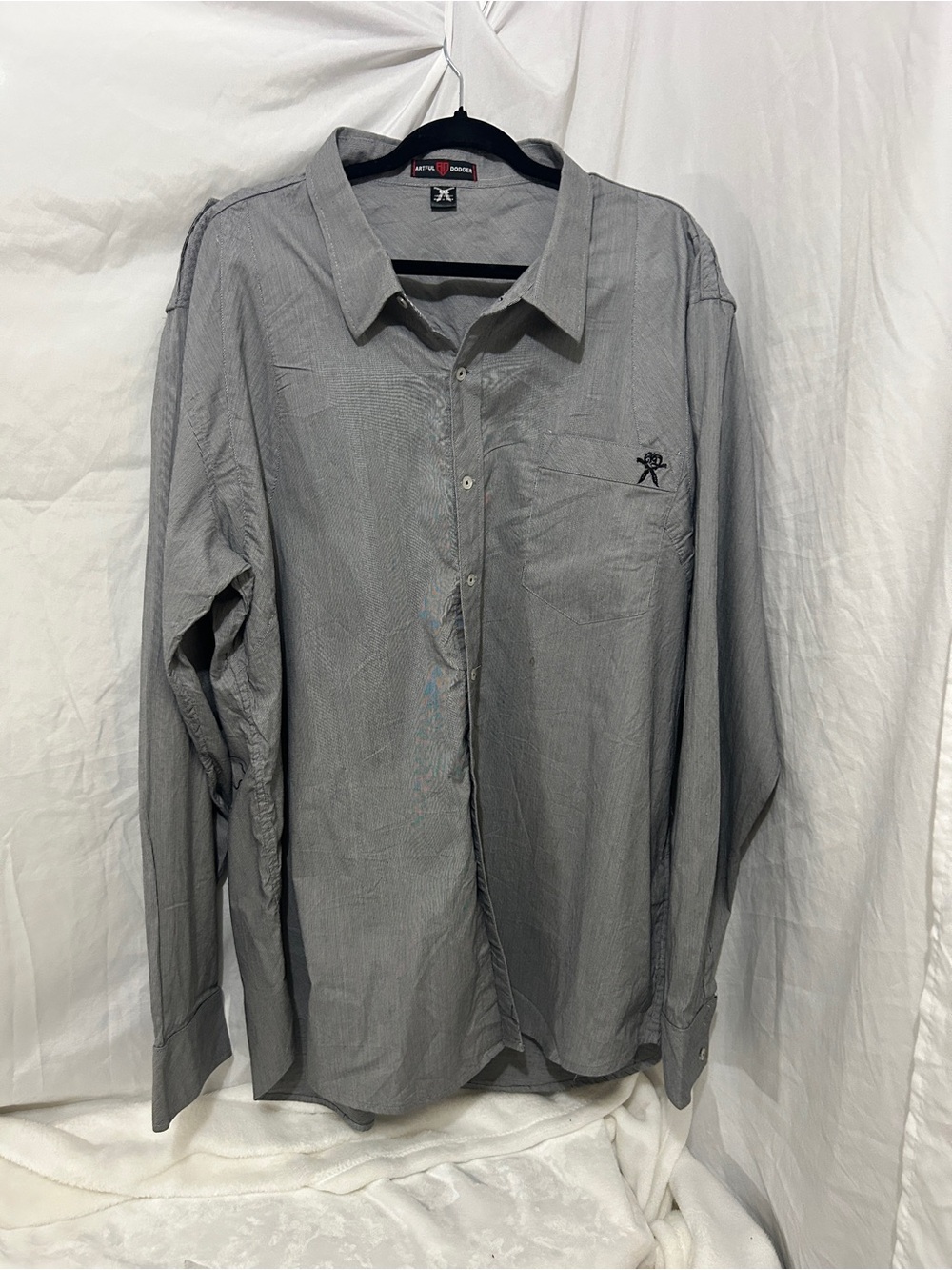Vintage Artful Dodger Y2K Graphic Long Sleeve Shirt 4XL